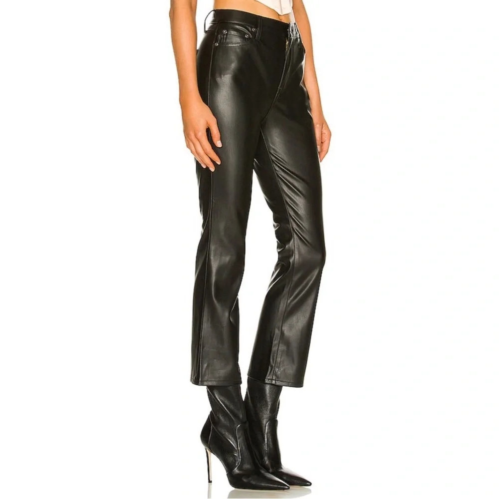 Pistola Lennon High Rise Cropped Boot‎ Pant in Slate Black